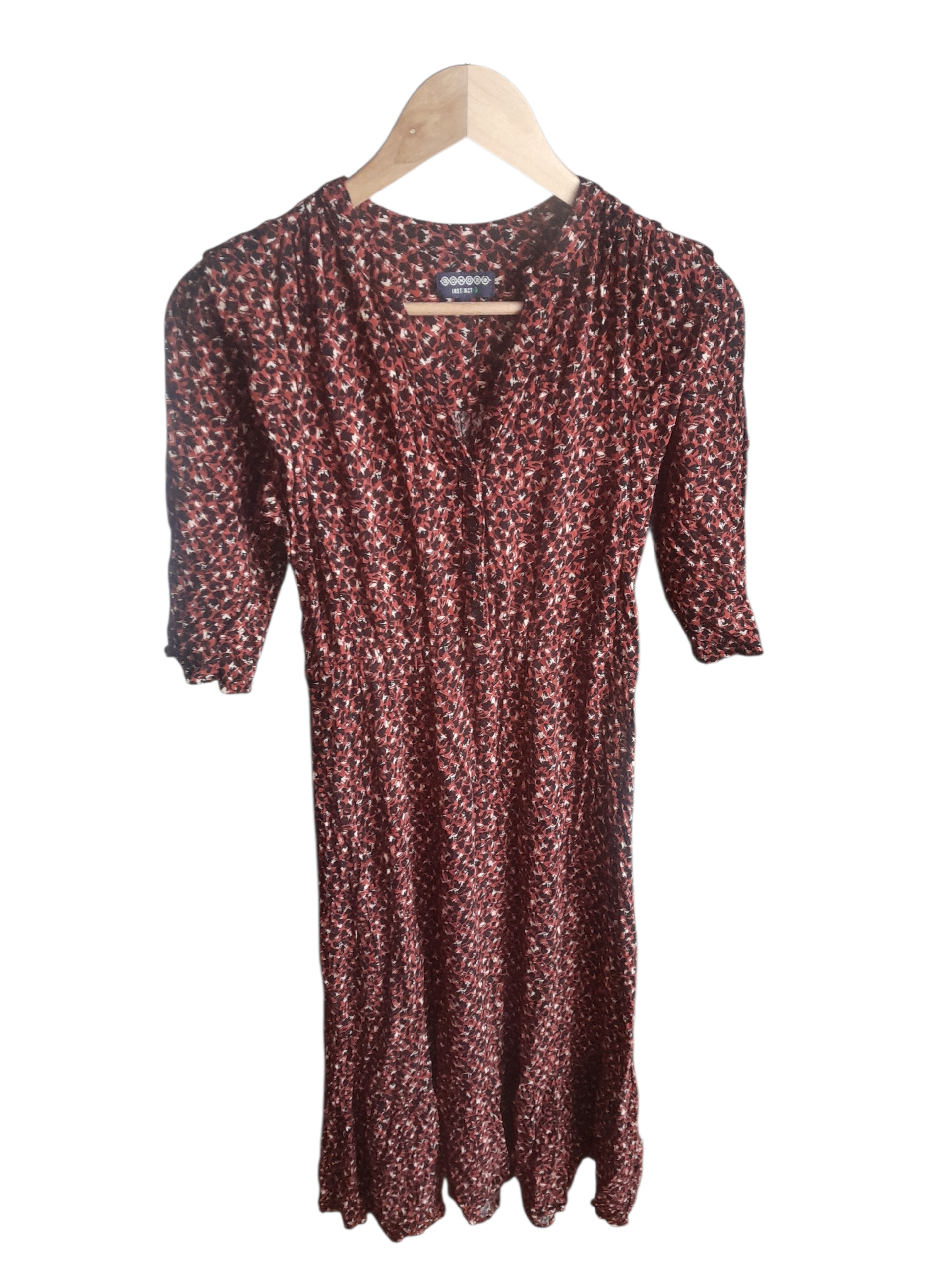 Robe fluide motif floral – Bonobo Instinct – XS  (Occasion)