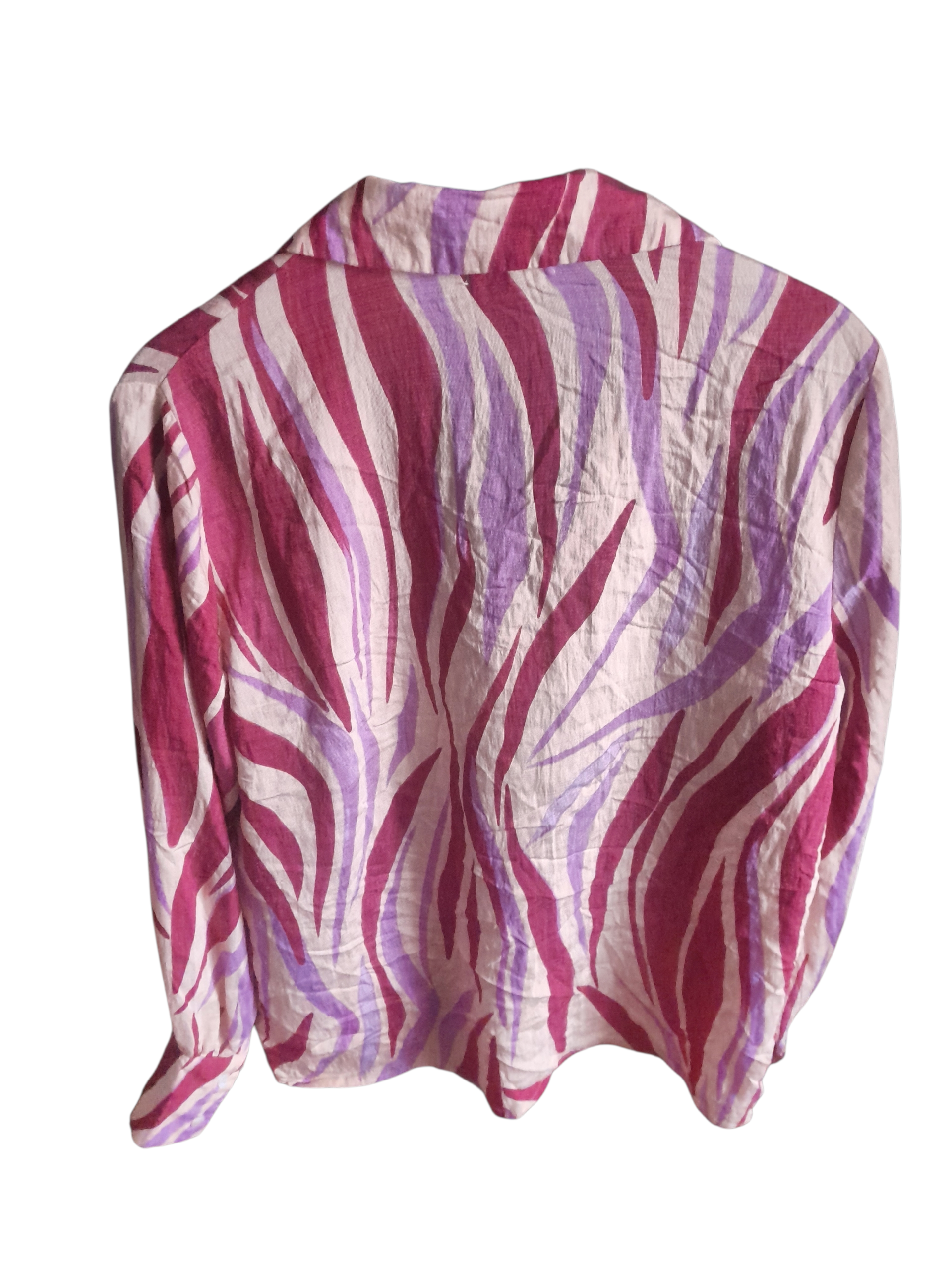 Chemise MILO'S PARIS – Imprimé abstrait rose & violet