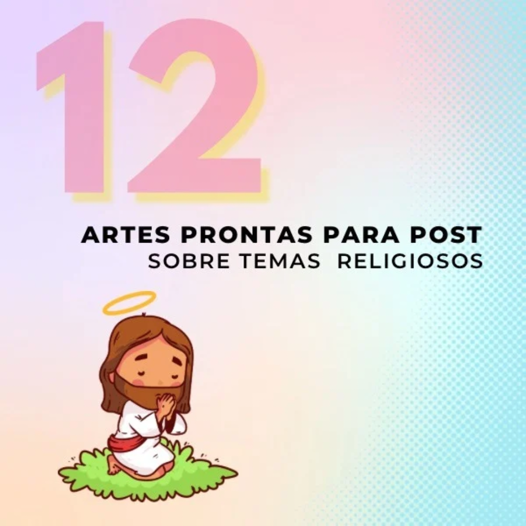 Kit de 12 Artes Religiosas