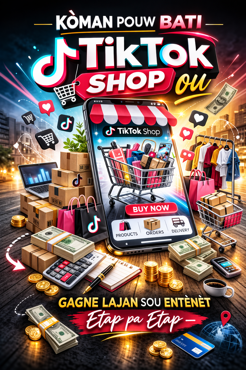 Kòman pouw bati TikTok Shop ou