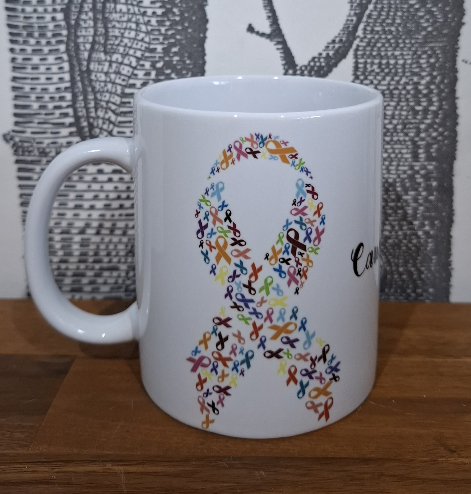 Cancer Awareness Ribbon Mug