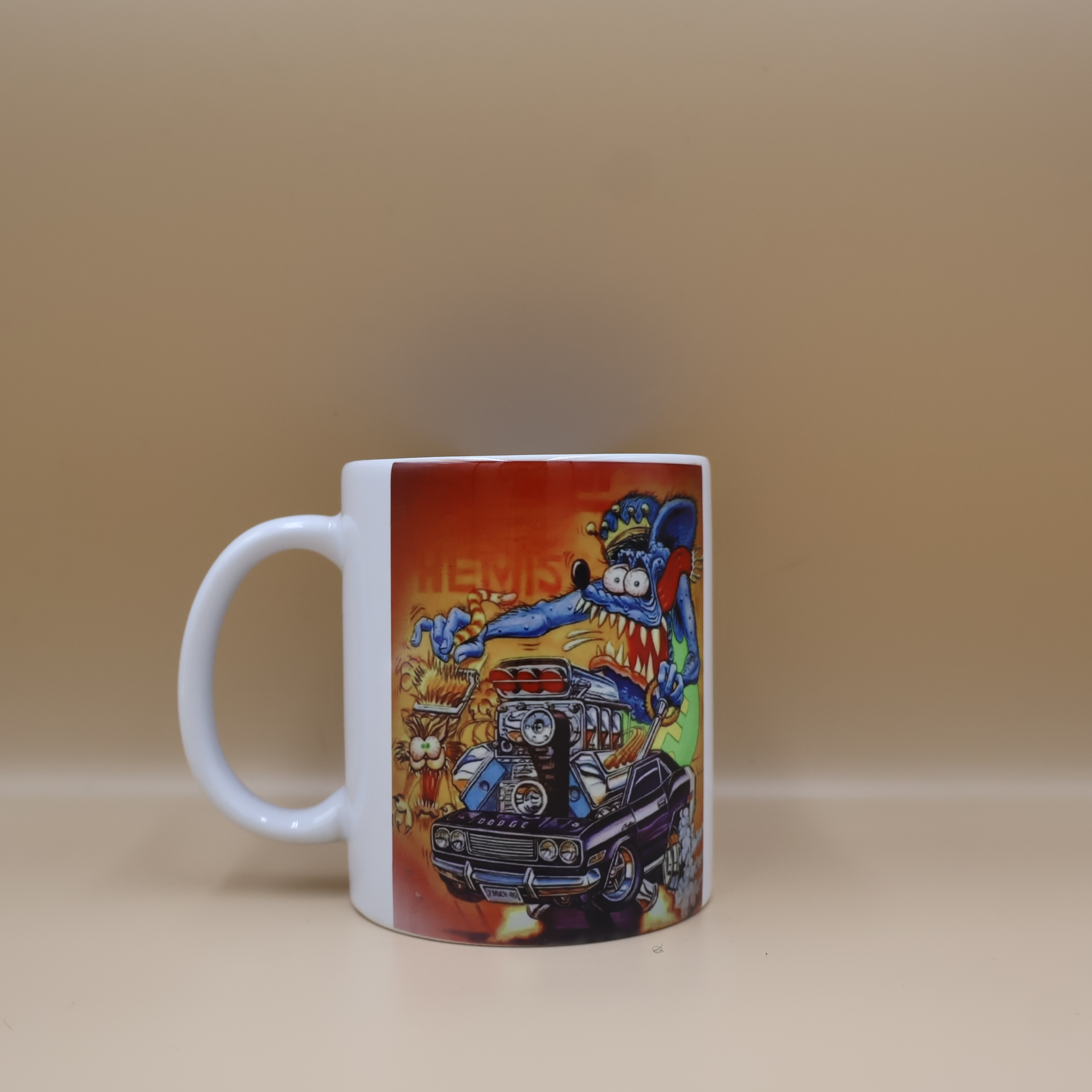 Cartoon Hot Rod Mug