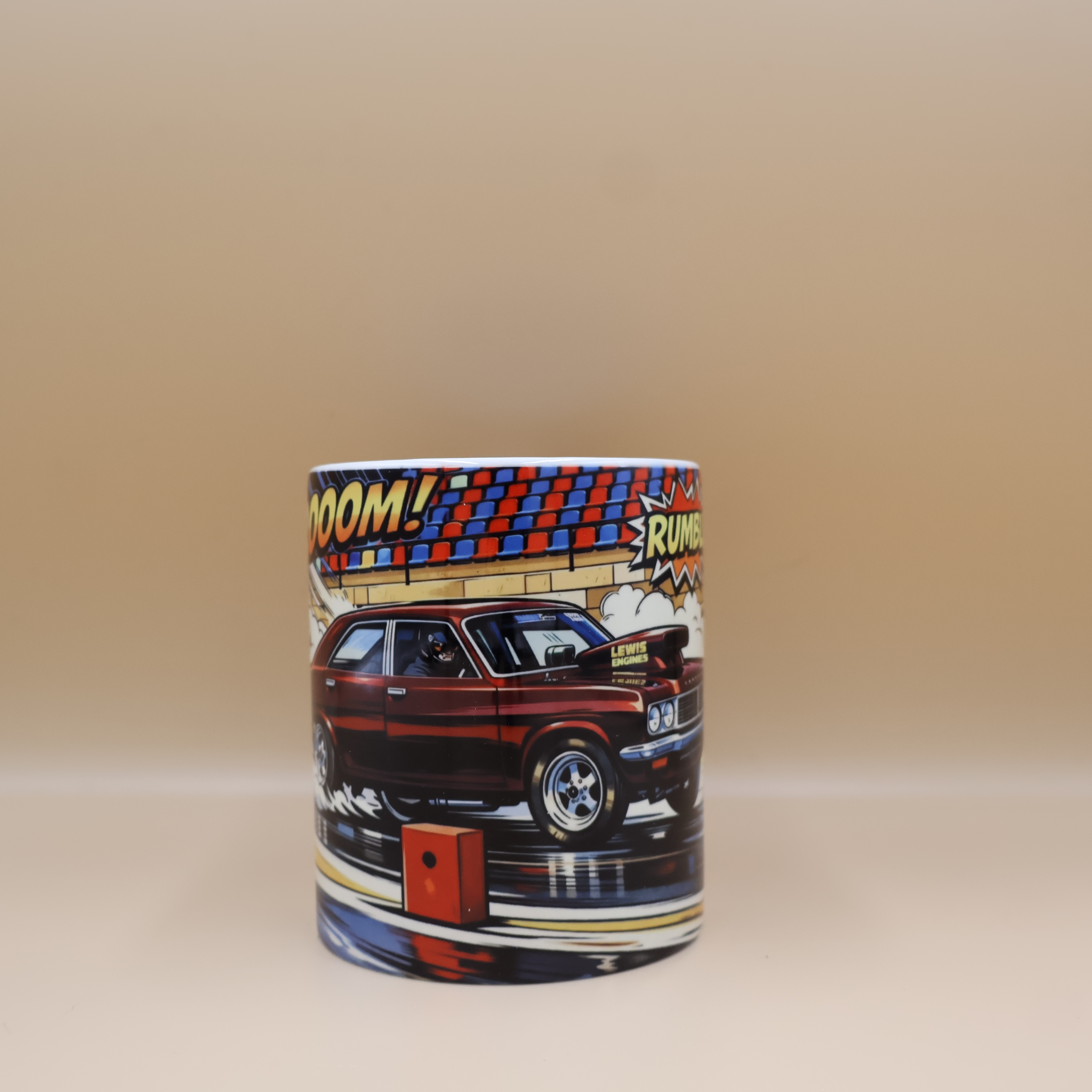 Muscle Car Comic Mug