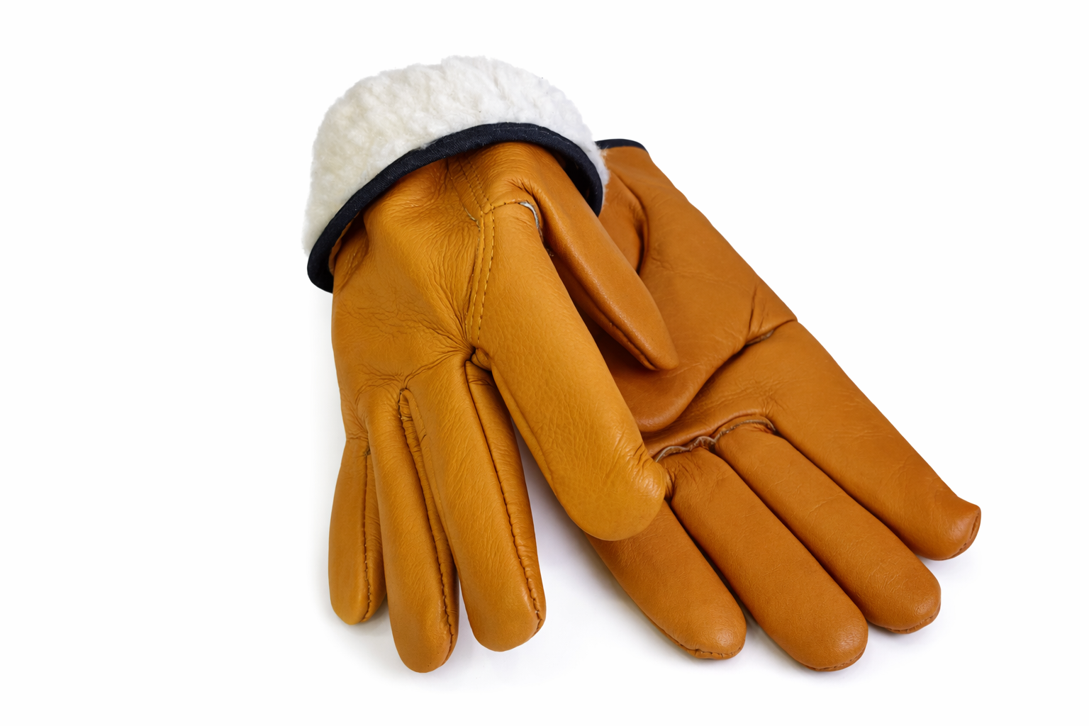  Перчатки кожаные  зимние