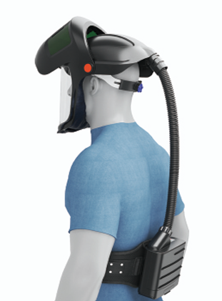 Респиратор (сварочная маска) с принудительной подачей воздуха