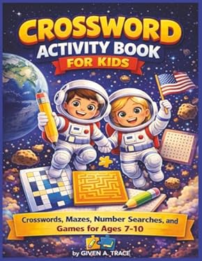 Crossword Activity Book for Kids