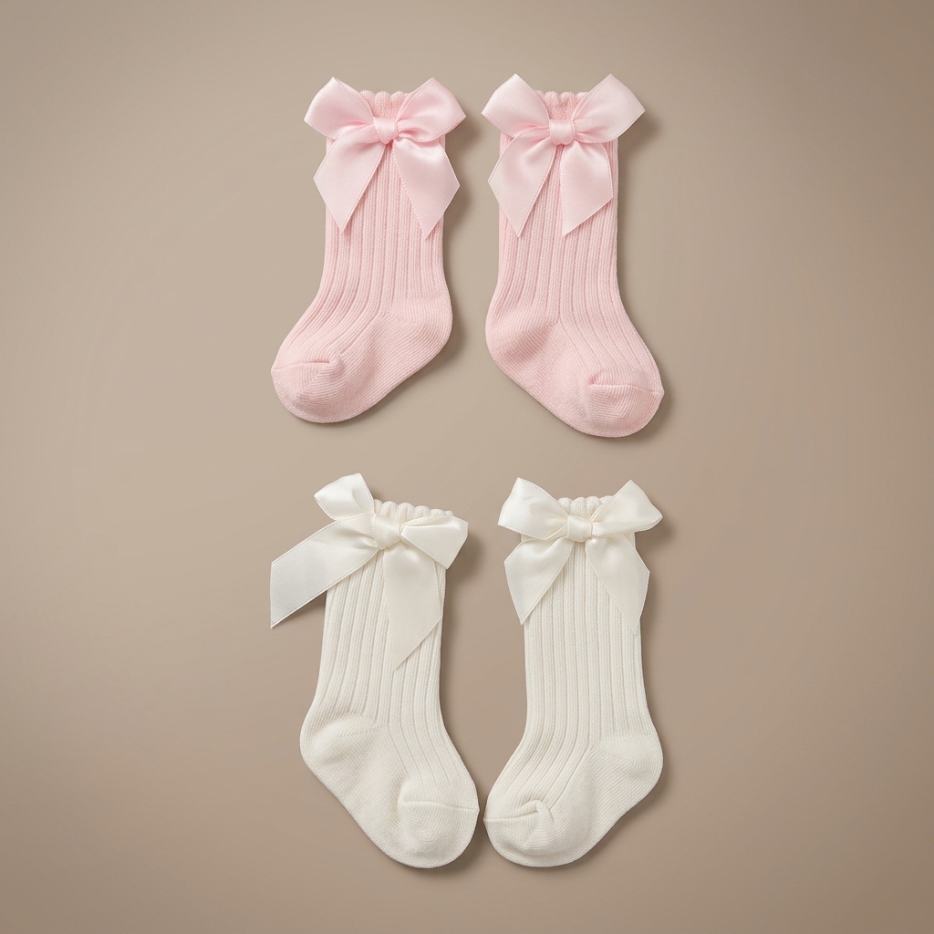 Baby Girls' Bow Socks Set