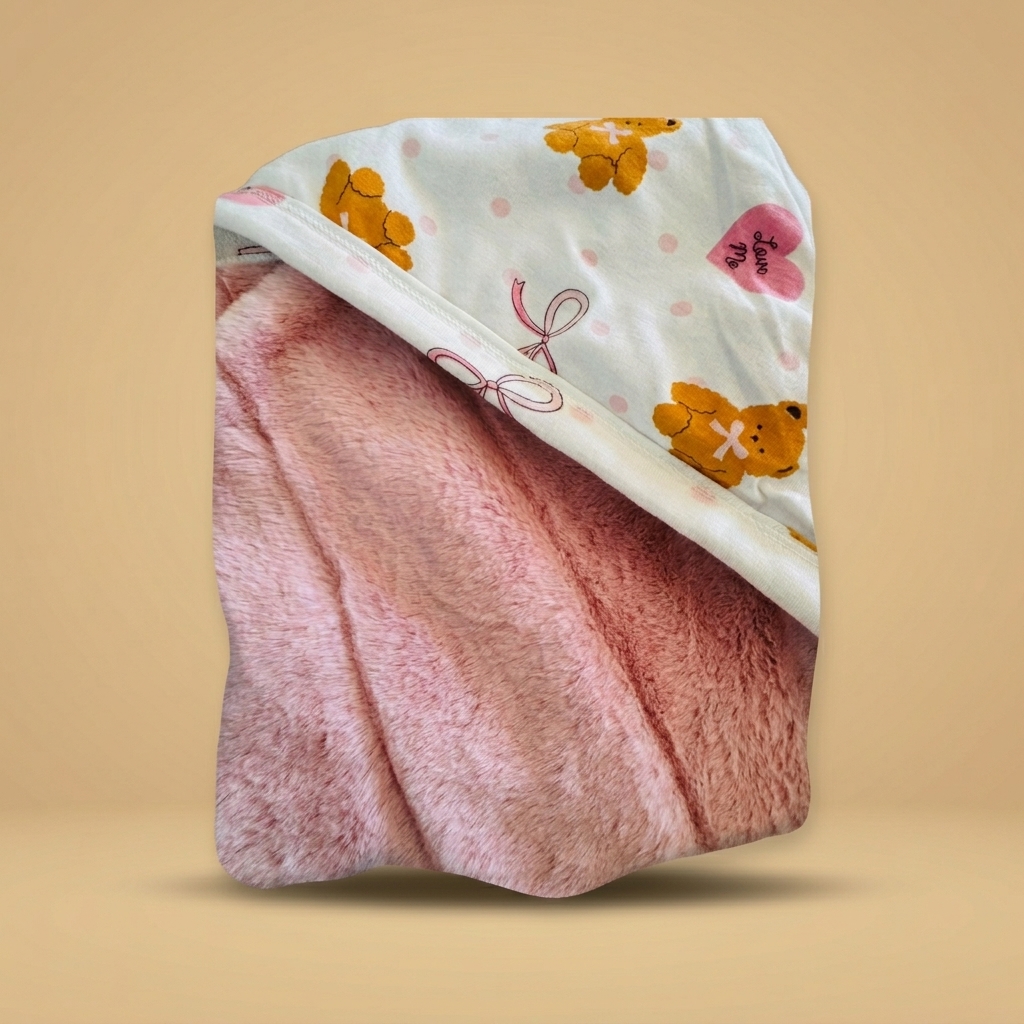 Cute Teddy Baby Blanket