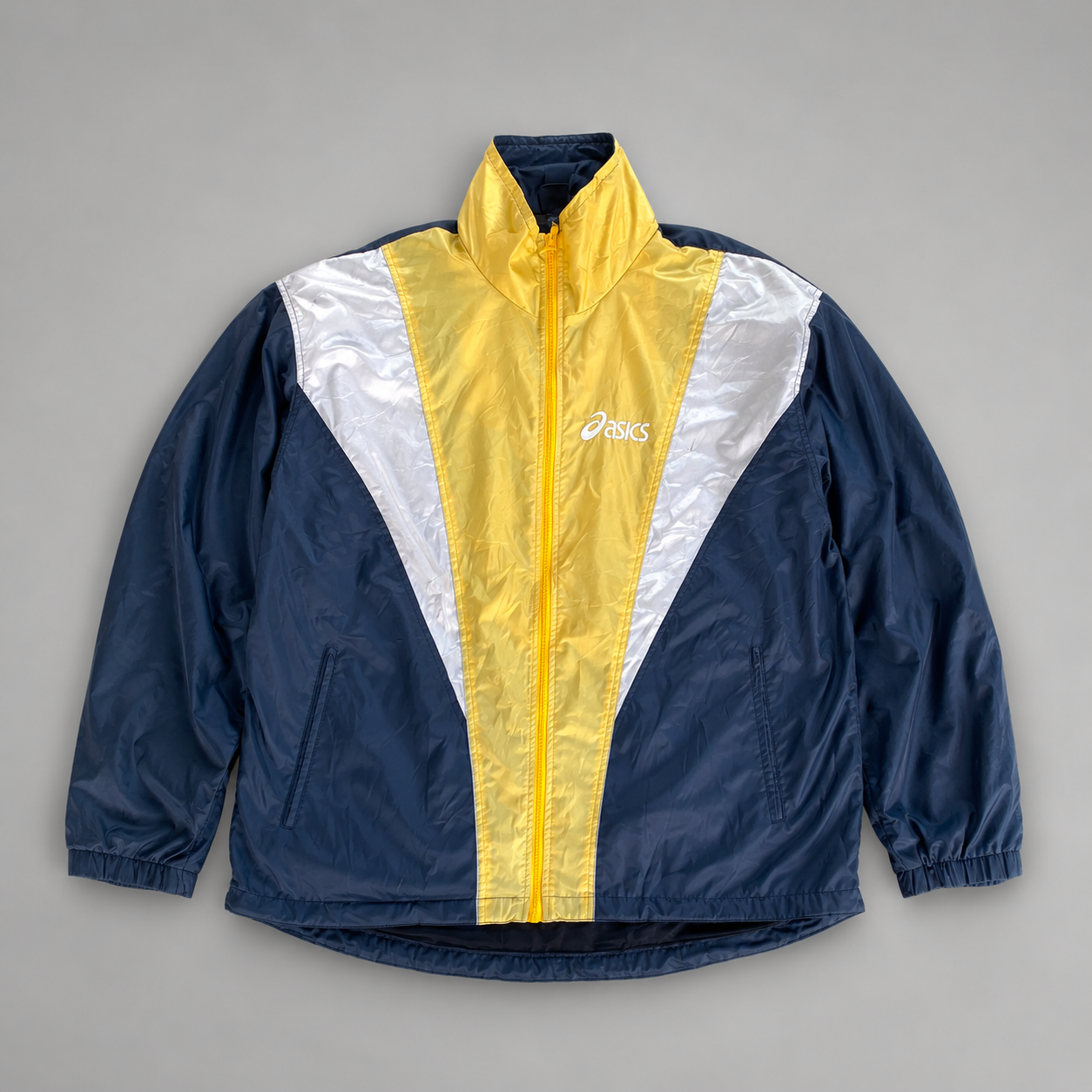 Asics Navy Windbreaker Jacket