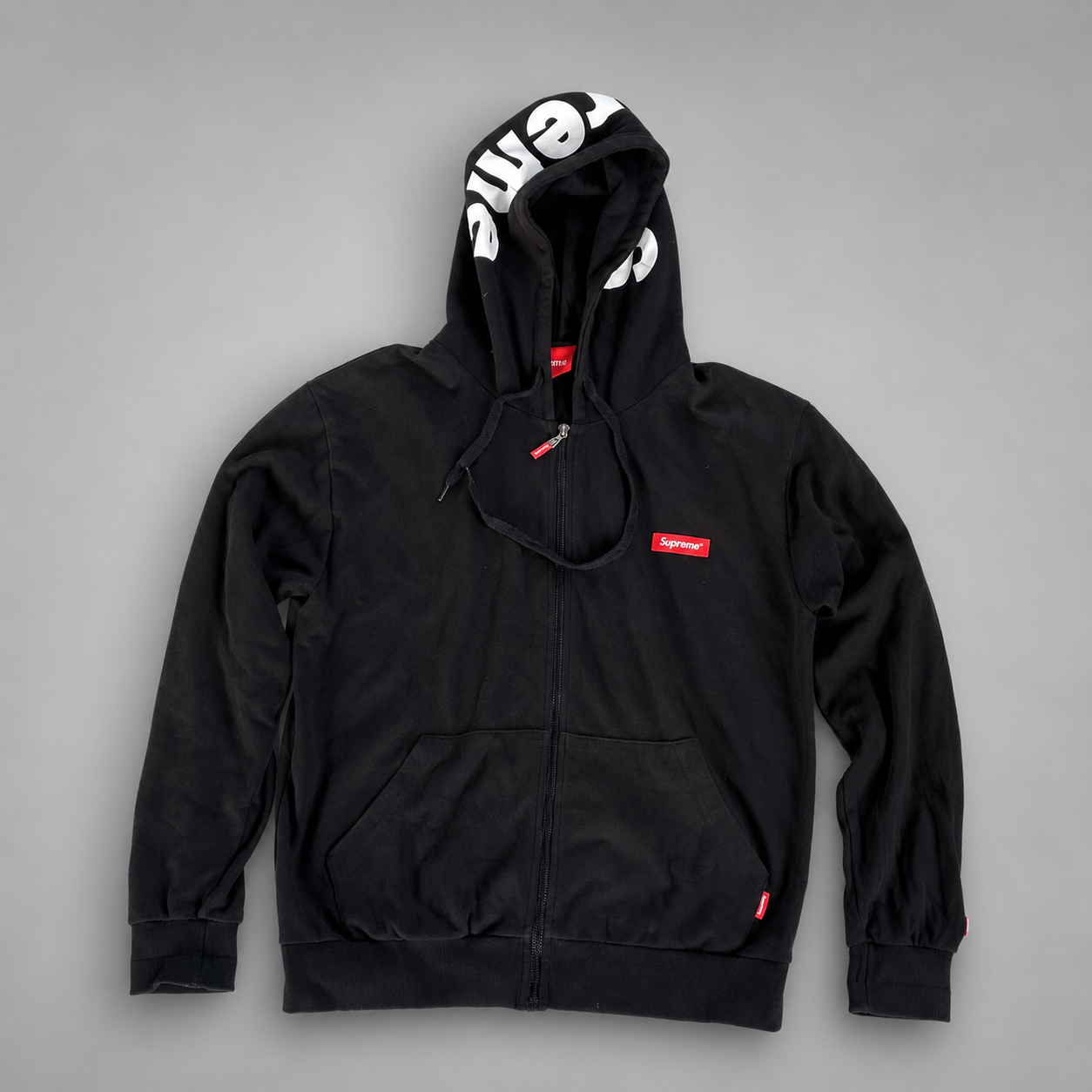 Supreme Classic Black Hoodie