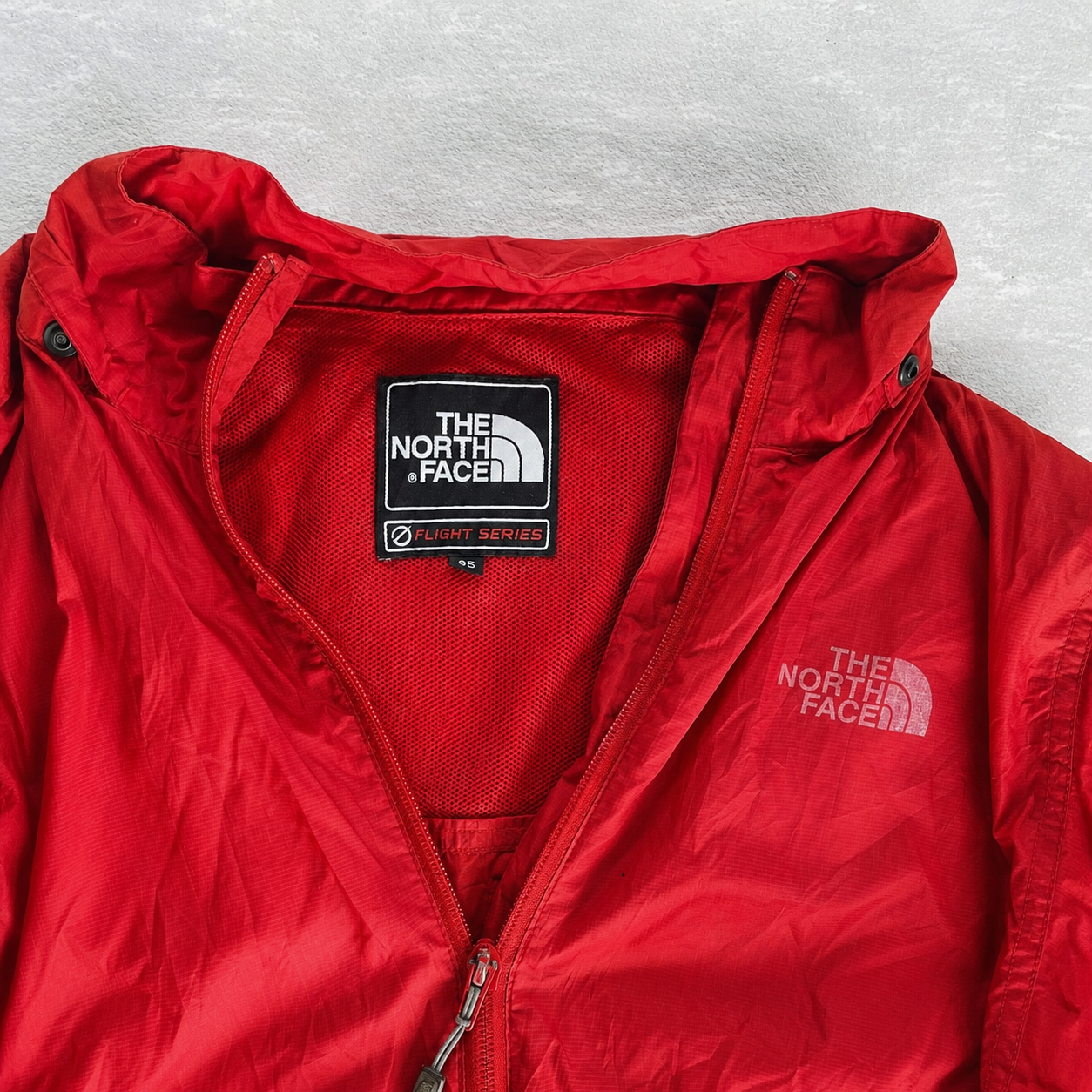 The North Face Red Windbreaker Jacket
