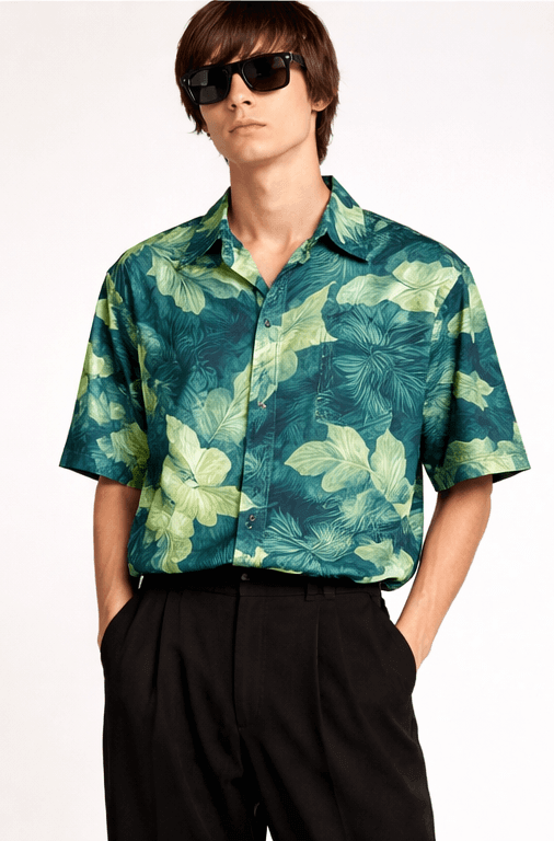 Printed Shirt and Pant Combo