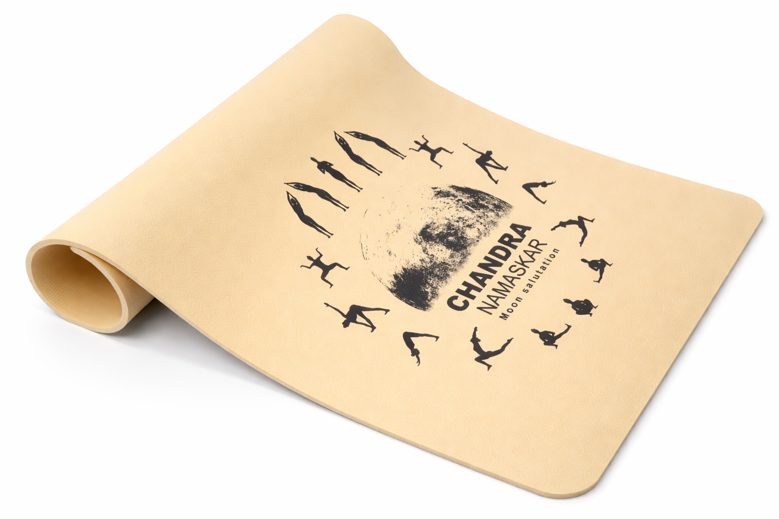 Chandra Namaskar TPE Yoga Mat 