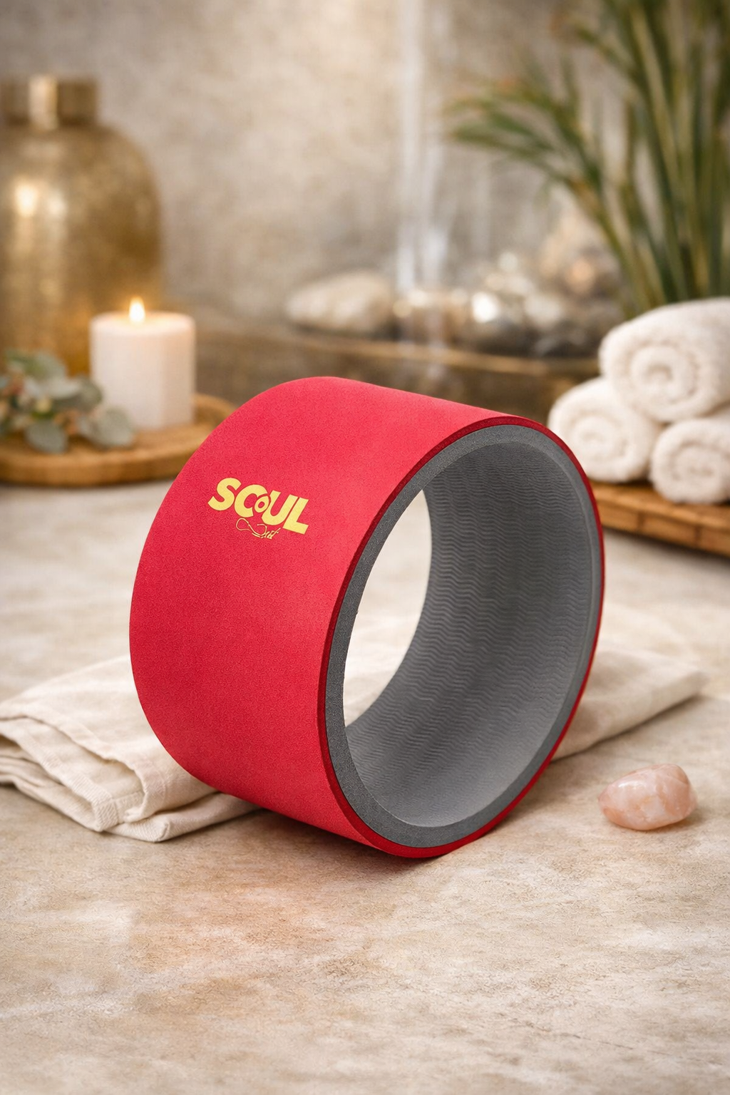 Red Yoga Wheel