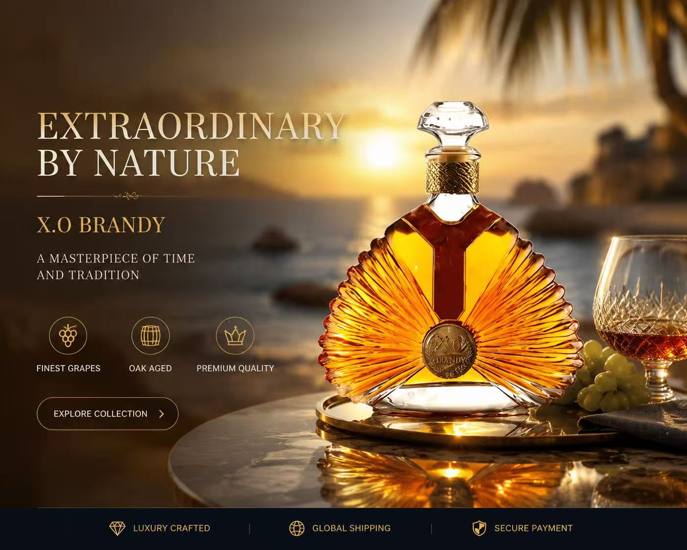 Luxury Decanter Cognac