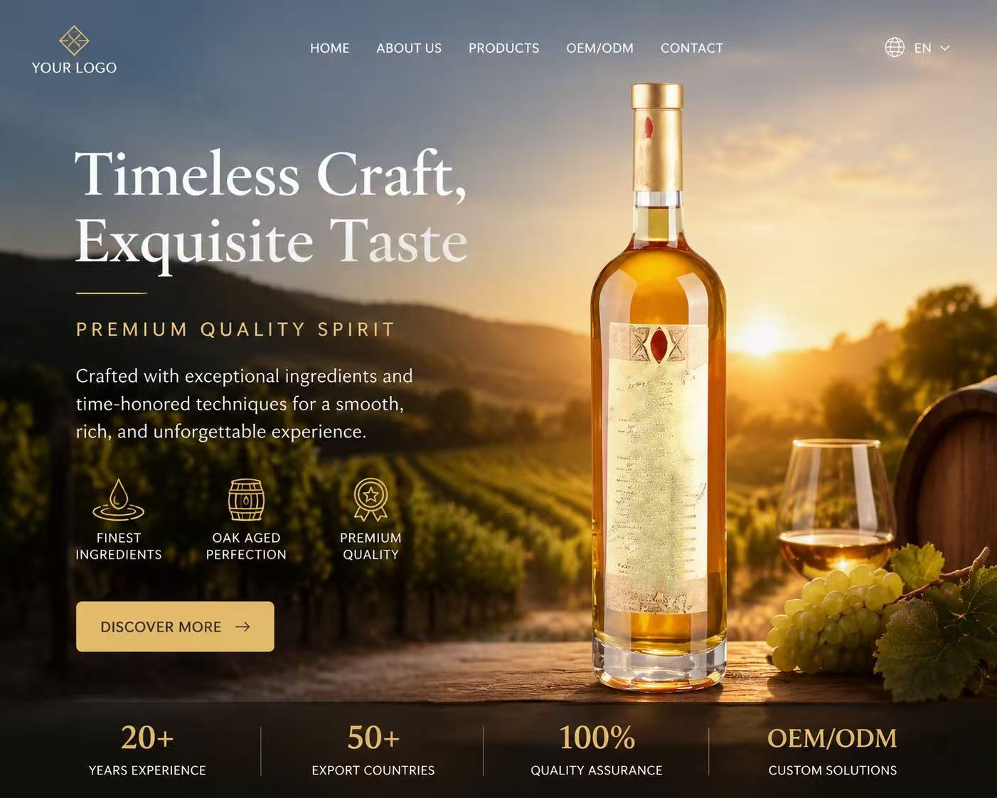 Premium Amber Wine