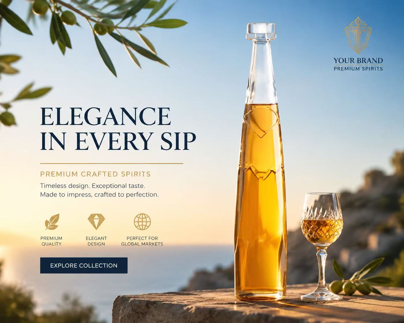 Elegant Whiskey Decanter