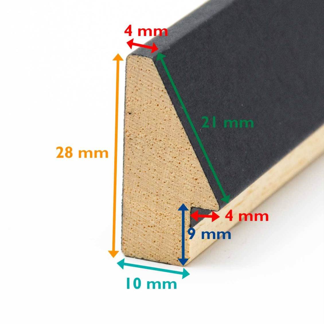 Cadre Photo Premium Urban Noir