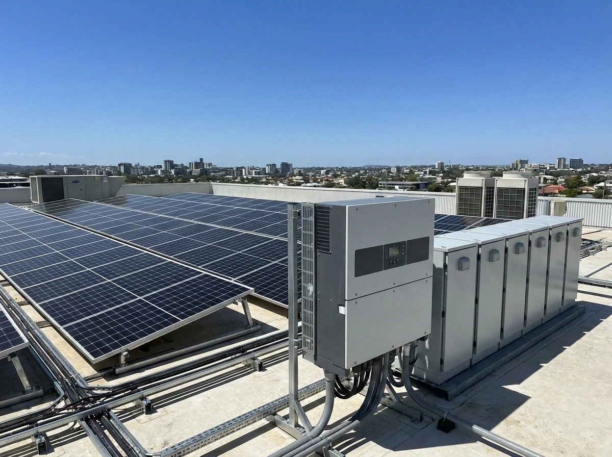 50 kW Commercial Hybrid Solar System