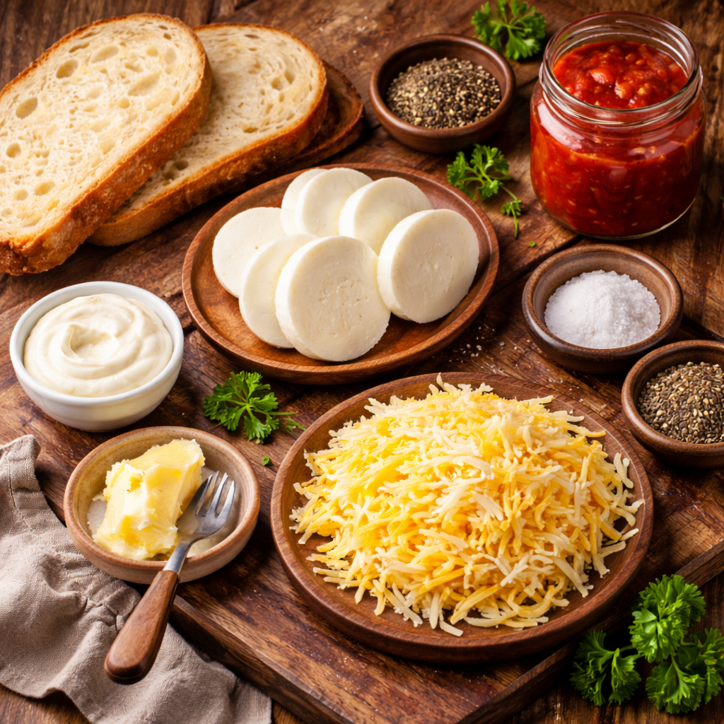 Gourmet Grilled Cheese Sandwich