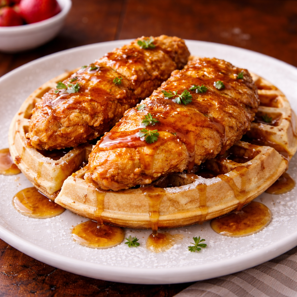 Grandma’s Chicken & Waffles