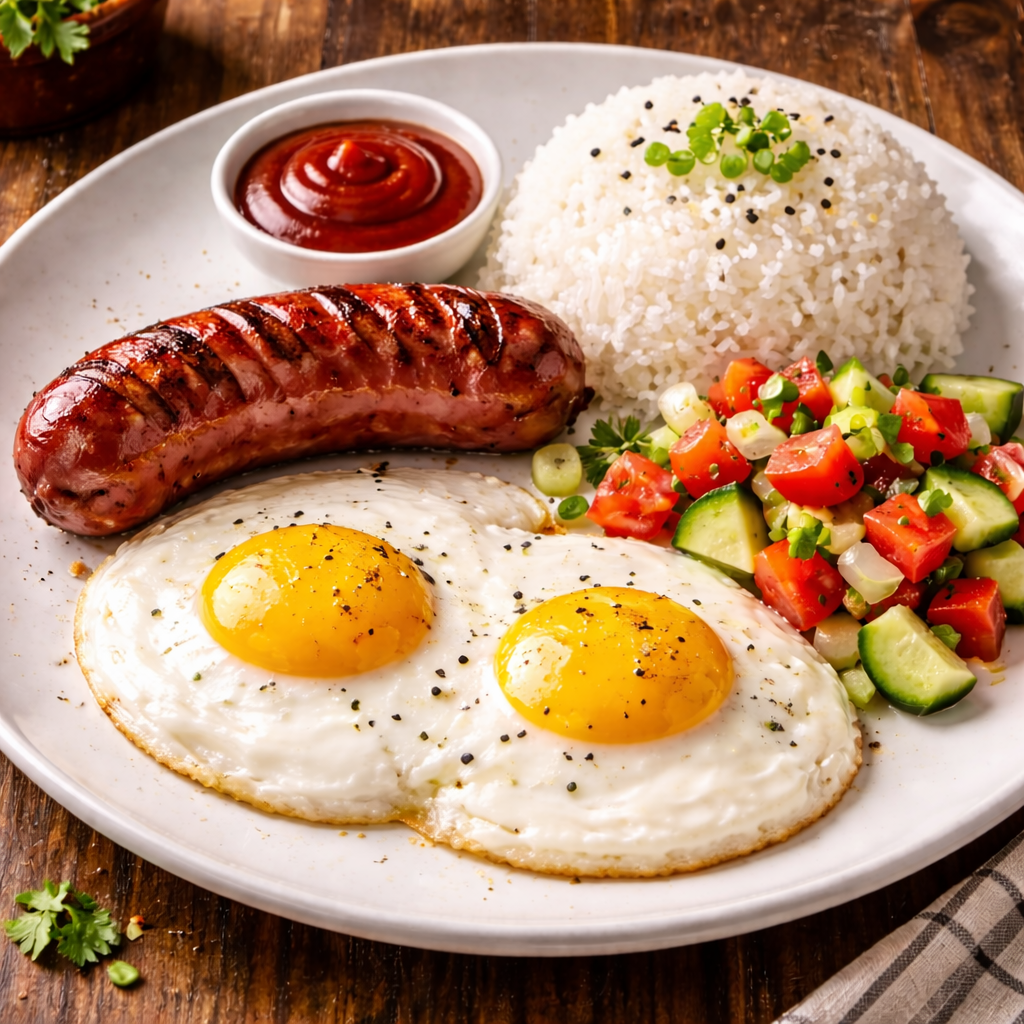 Classic Sausage Breakfast Plate