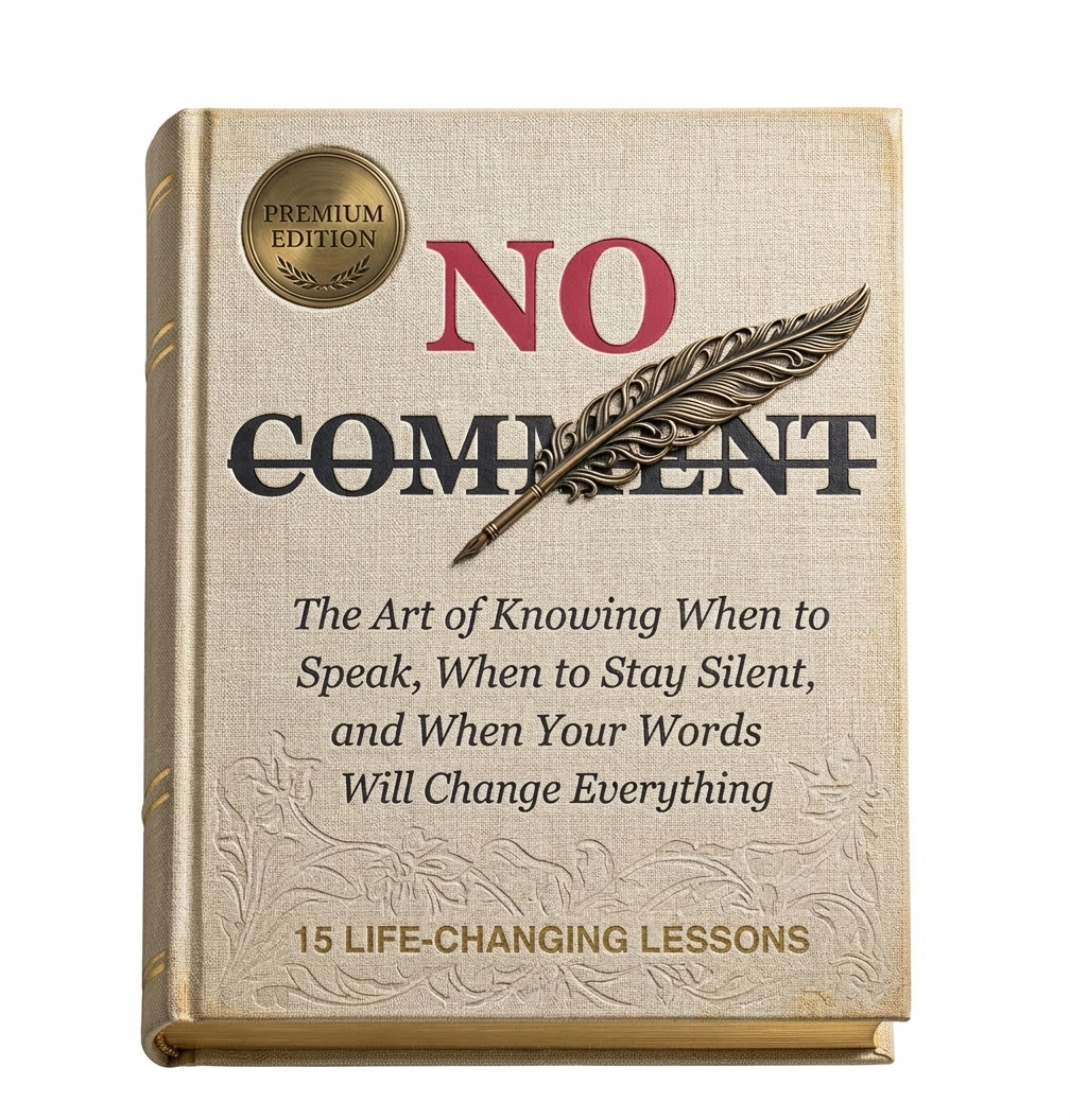 The One Skill That Instantly Makes You Powerful "NO COMMENT"
