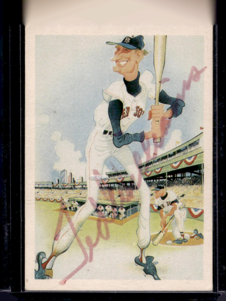 1985 Baseball Greats Caricatures #1 Ted Williams