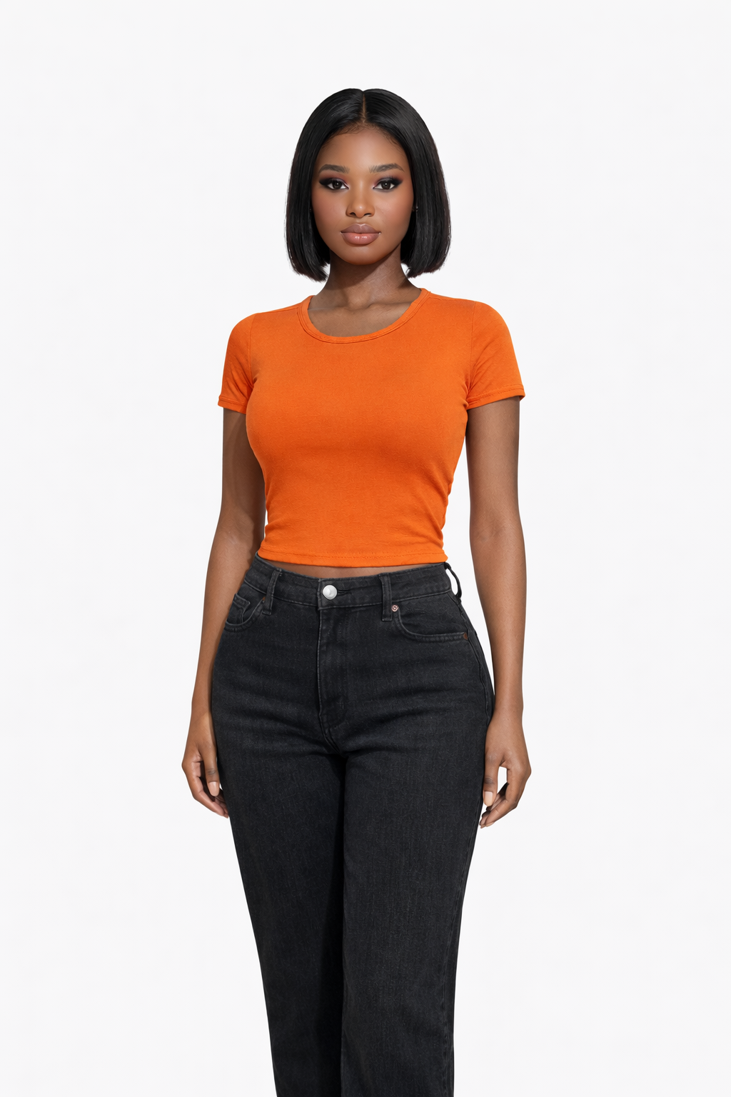T-shirt orange classique