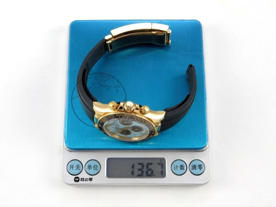 Daytona 126518 VSF 1:1 Best Edition Tiffany Blue Dial on Oysterflex Strap VS4131 V2 Weighted