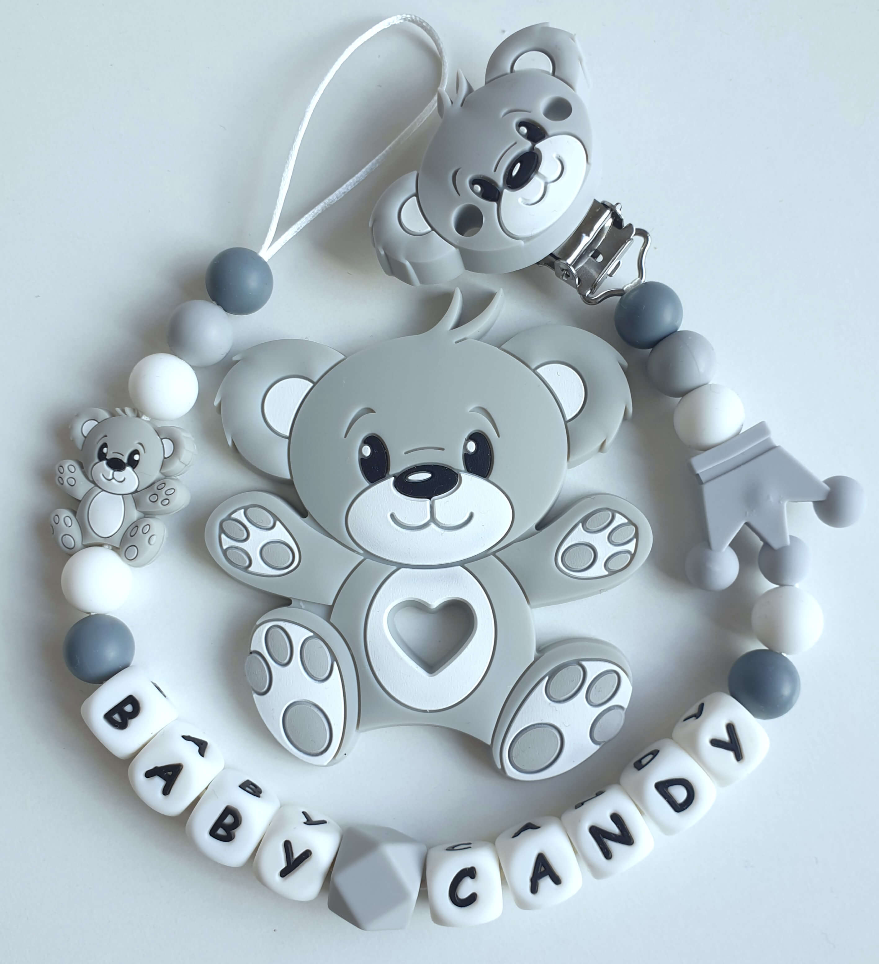 Kramtuko ir čiulptuko laikiklio komplektas kūdikiui