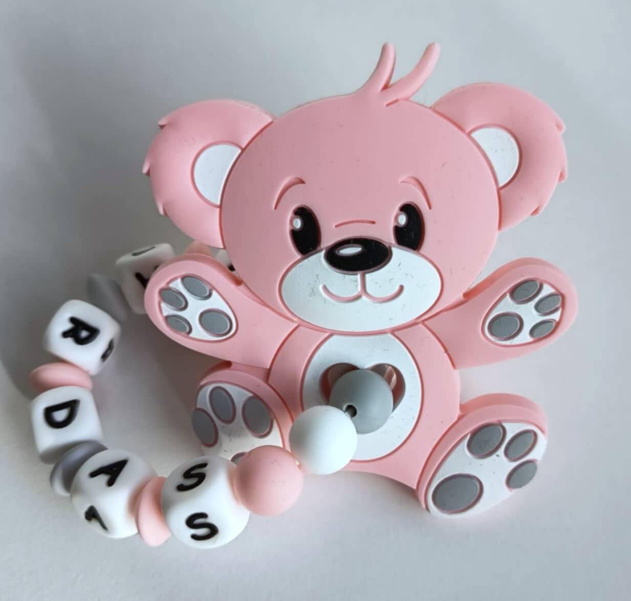 Silikoninis kramtukas su vardu