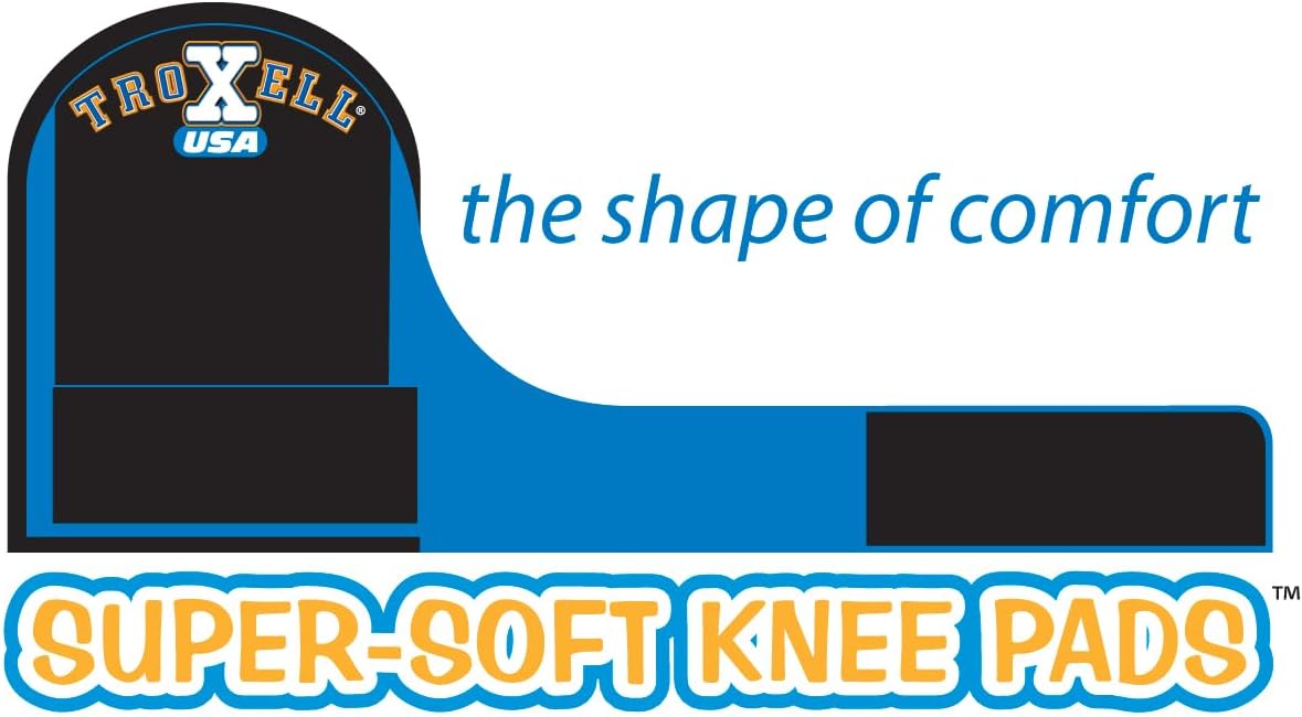 TROXELL USA SuperSoft Leatherhead Kneepads - (Large Size / Bagged in Pairs)