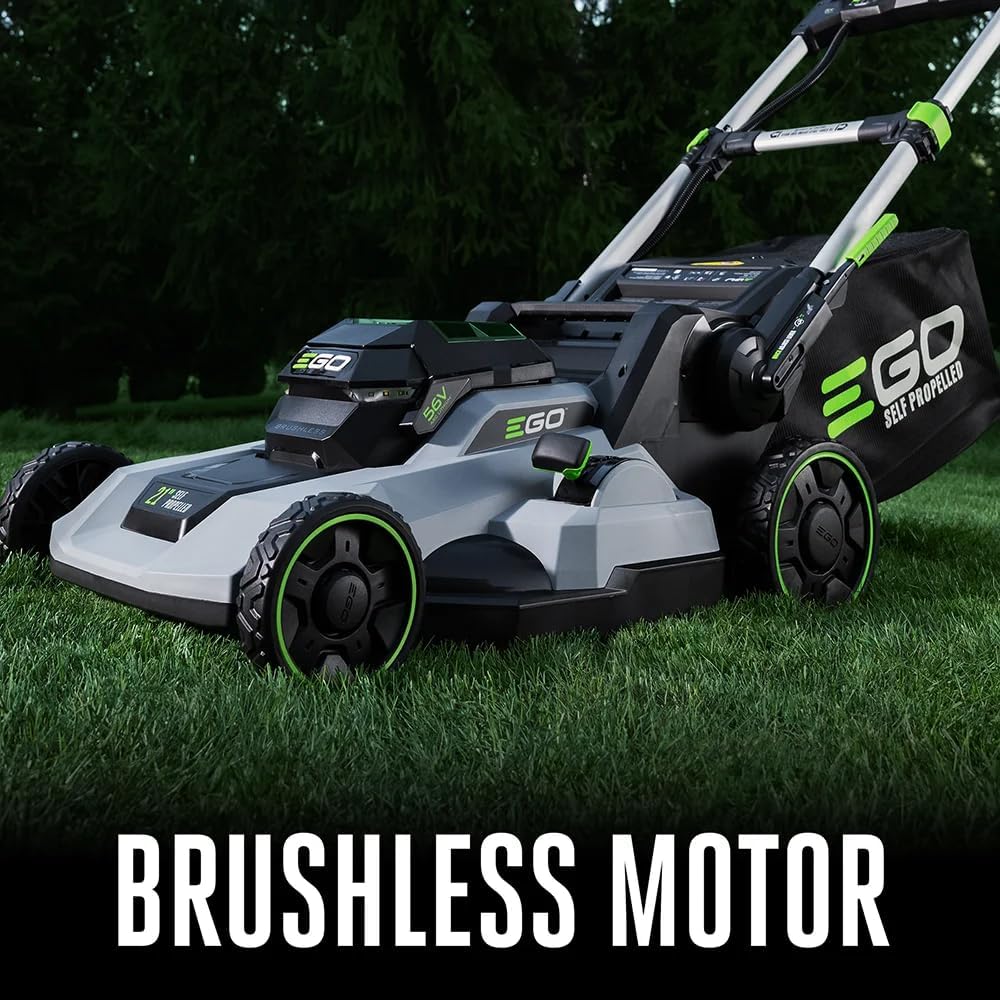 EGO POWER+ Electric Lawn Mower, Self-Propelled Cordless, Includes 56V 6.0Ah Battery And 320W Charger - LM2114SP