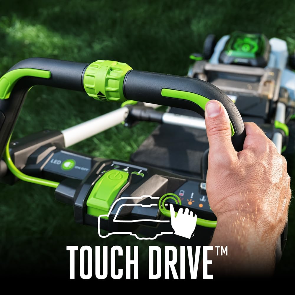 EGO POWER+ Electric Lawn Mower, Self-Propelled Cordless with Touch Drive, Includes 56V 6.0Ah Battery, 4.0Ah Battery and Rapid Charger - LM2123SP-2