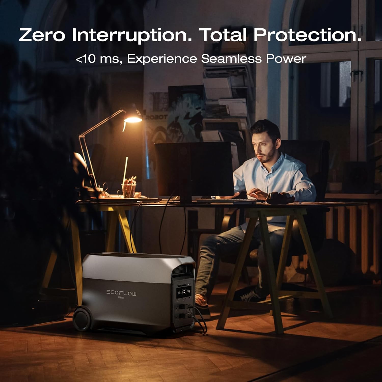 EF ECOFLOW DELTA 3 Ultra Portable Power Station with 400W Solar Panel