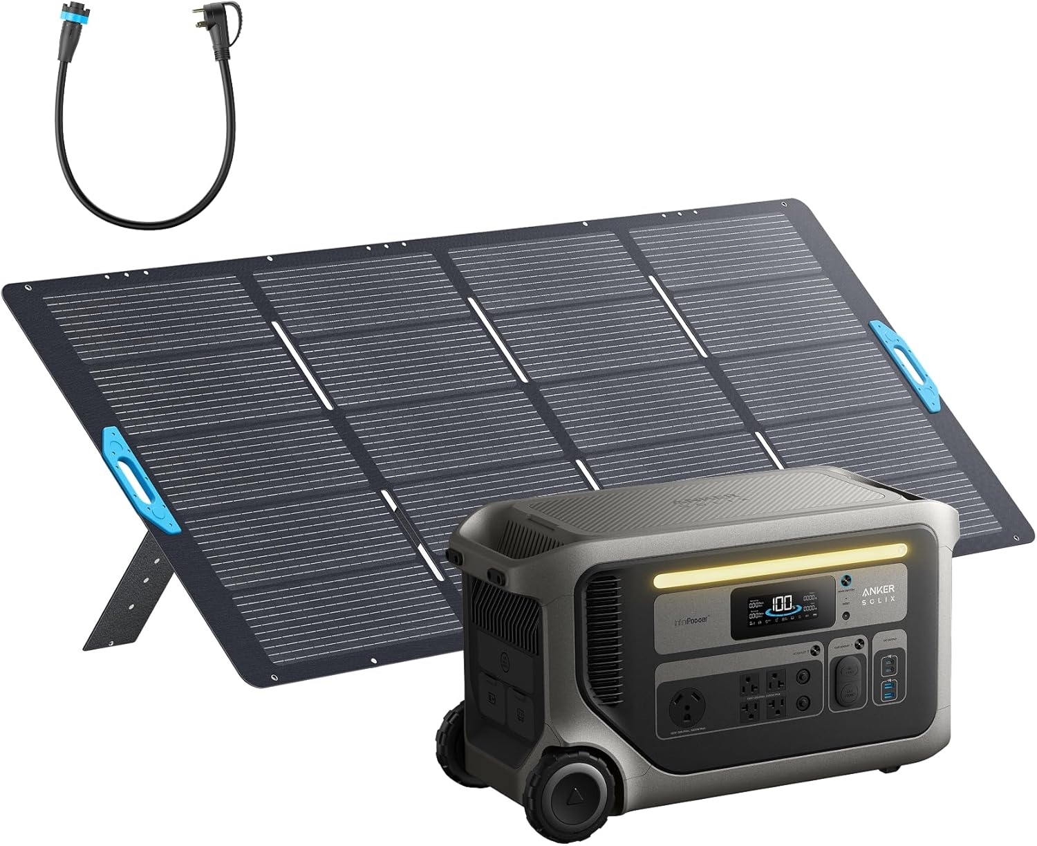 Anker SOLIX F3000 Portable Power Station with 400W Solar Panel
