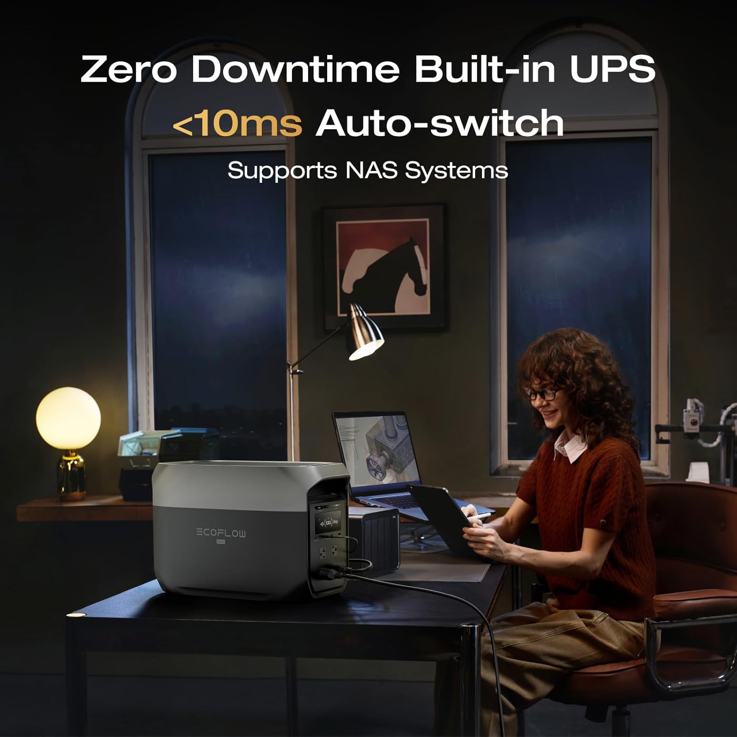 EF ECOFLOW Portable Power Station DELTA 3 MAX with 220W Solar Panel