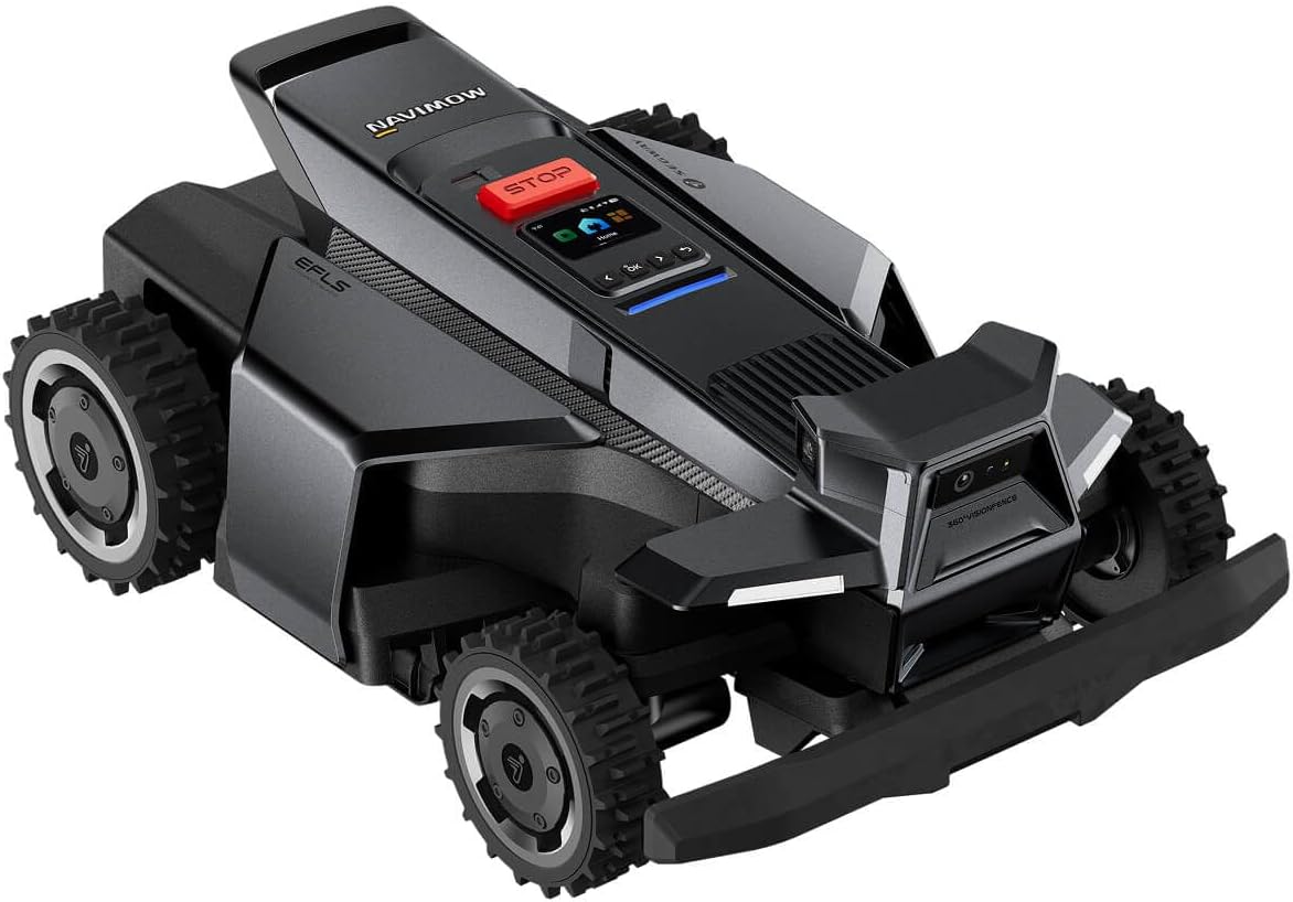 Segway Navimow X430 Robot Lawn Mower Wire Free, for up to 1 Acre, 4WD for 84% Slopes, Zero-Turn for Damage-Free Mowing, ORV-Tuned Lawnmower, MowMentum with 2 × 180W Motors, 0.75–4 in Cutting Height