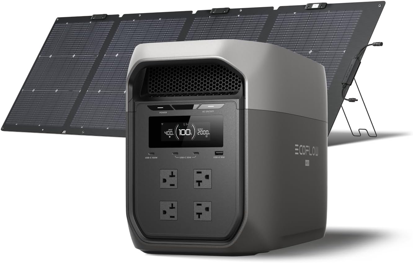 EF ECOFLOW Portable Power Station DELTA 3 MAX with 220W Solar Panel