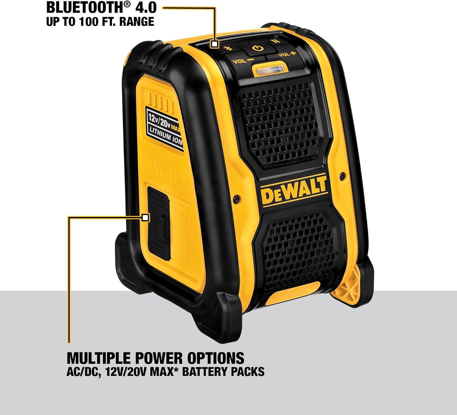 DEWALT 20V MAX Power Tools, 9 Cordless Tool Combo, Impact and Drill Driver, Oscillating Tool, Grinder,Circular and Reciprocating Saw,Right Angle Drill,Speaker,LED Light, 2 Batteries,Charger