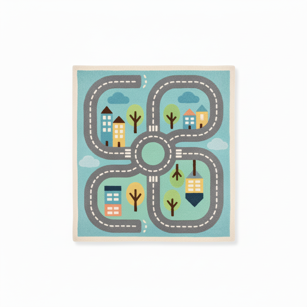 Kid's Play Road Rug