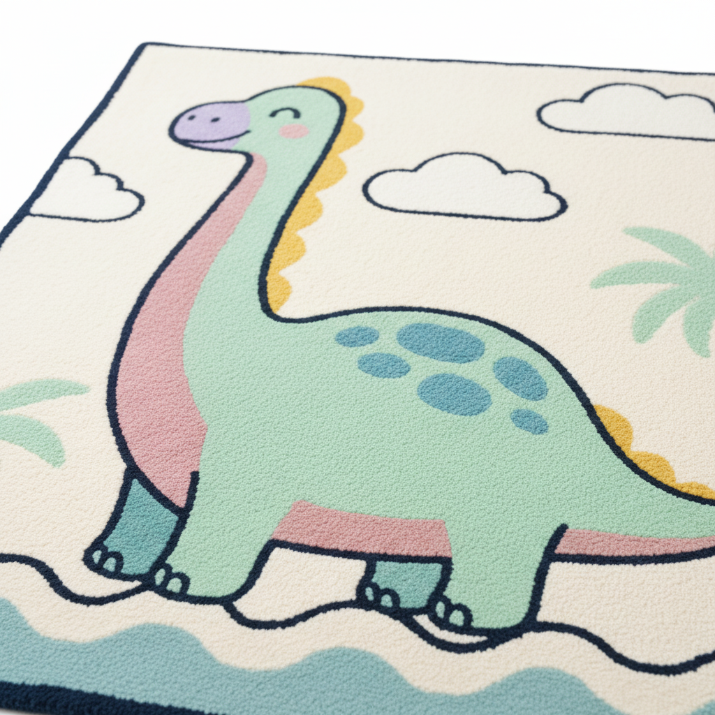 Dinosaur Kids Area Rug