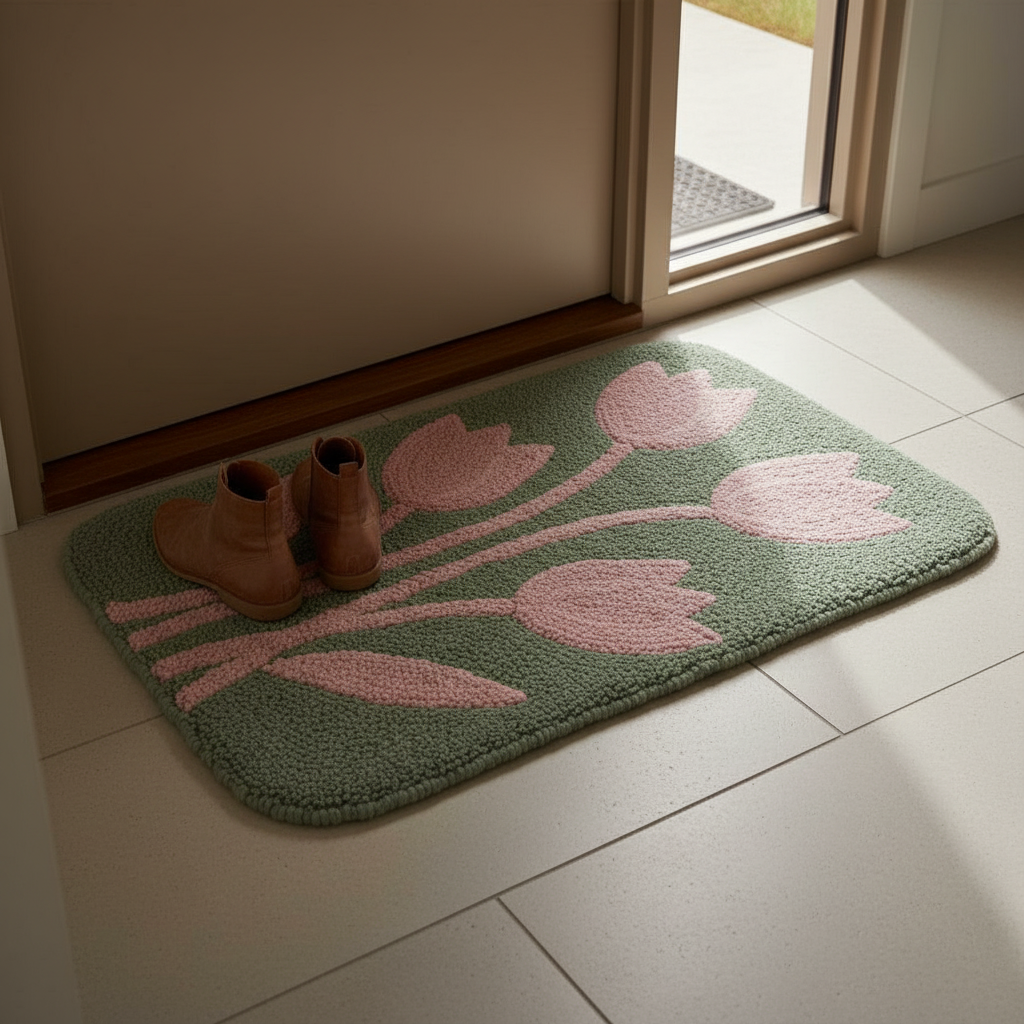 Floral Entry Mat
