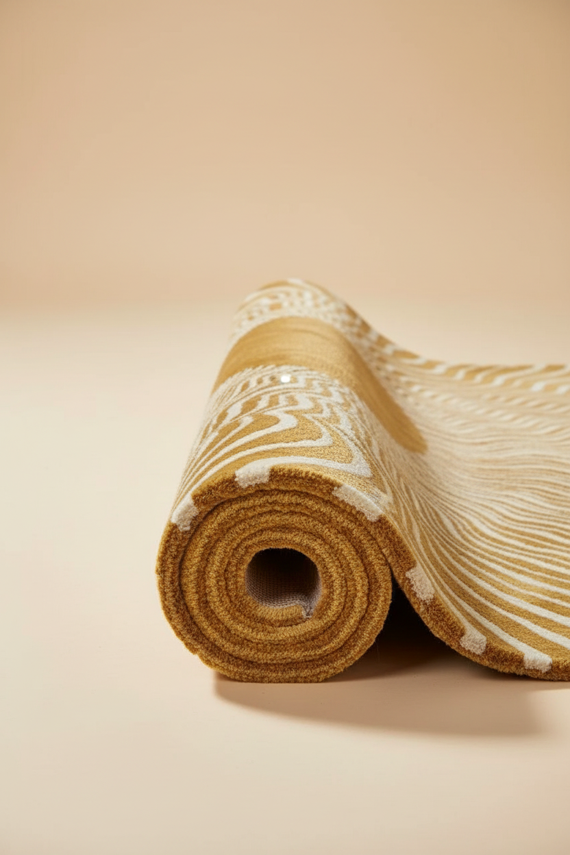 Striped Plush Area Rug