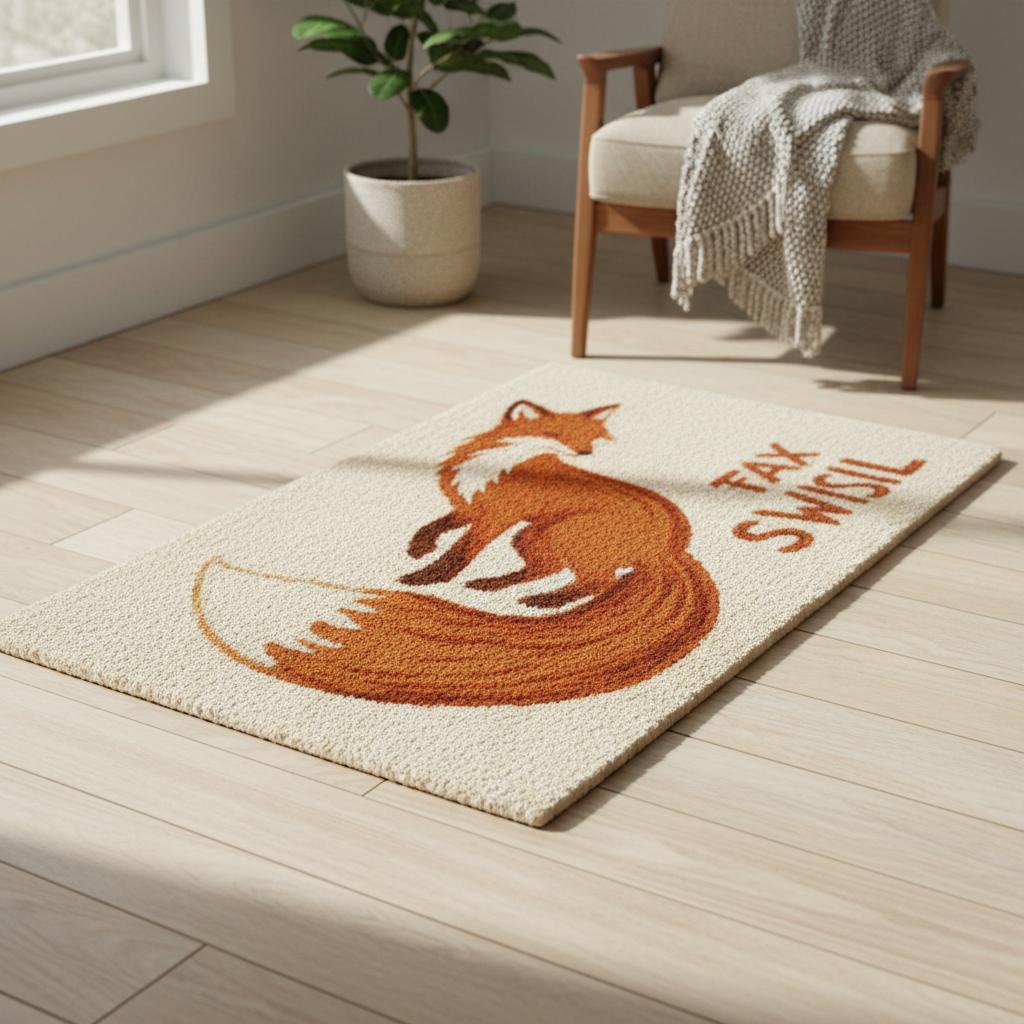 Fox Design Area Rug