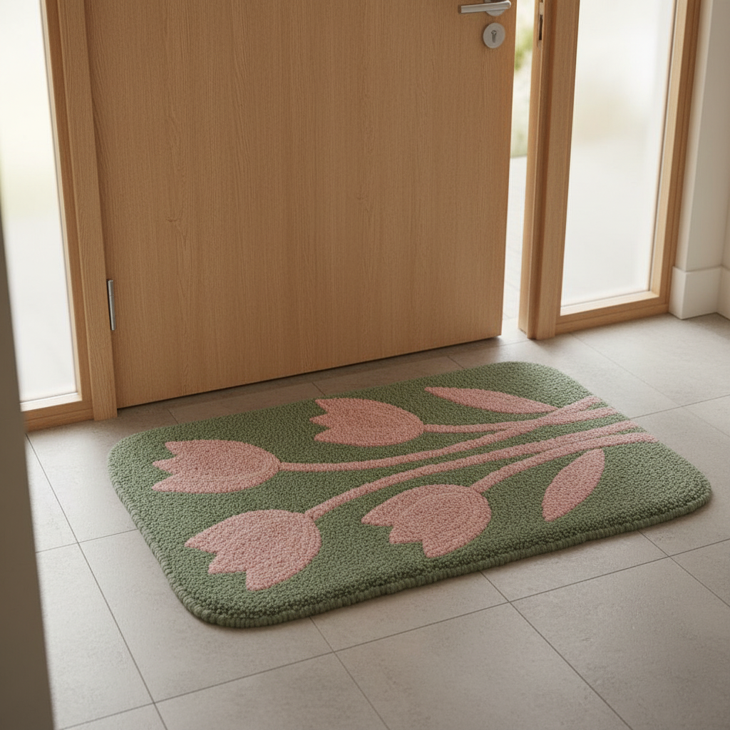 Floral Entry Mat