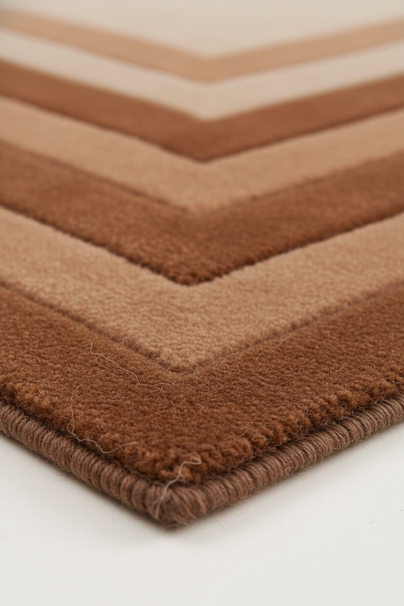 Geometric Beige Area Rug