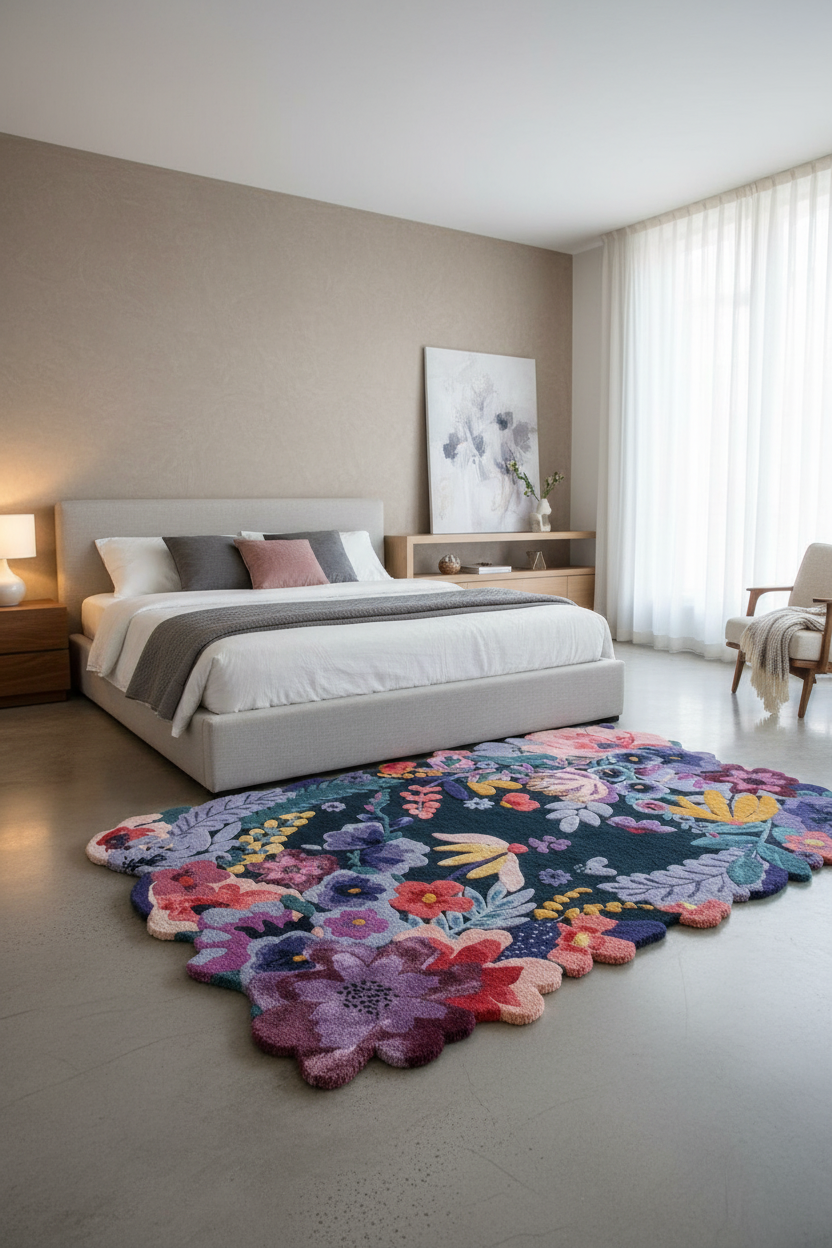 Multicolor Abstract Rug