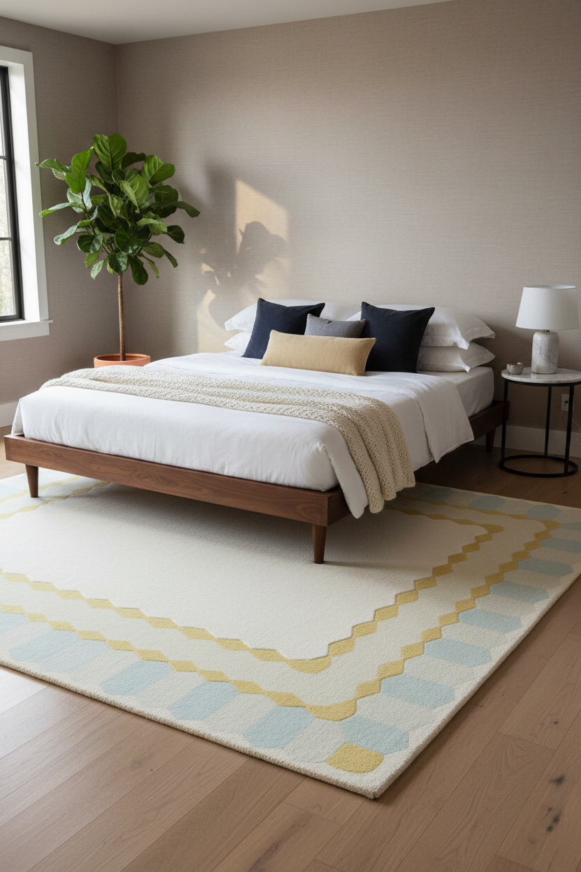 Geometric Pattern Area Rug